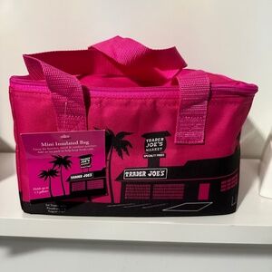 Trader Joes Mini Cooler Bag - Pink